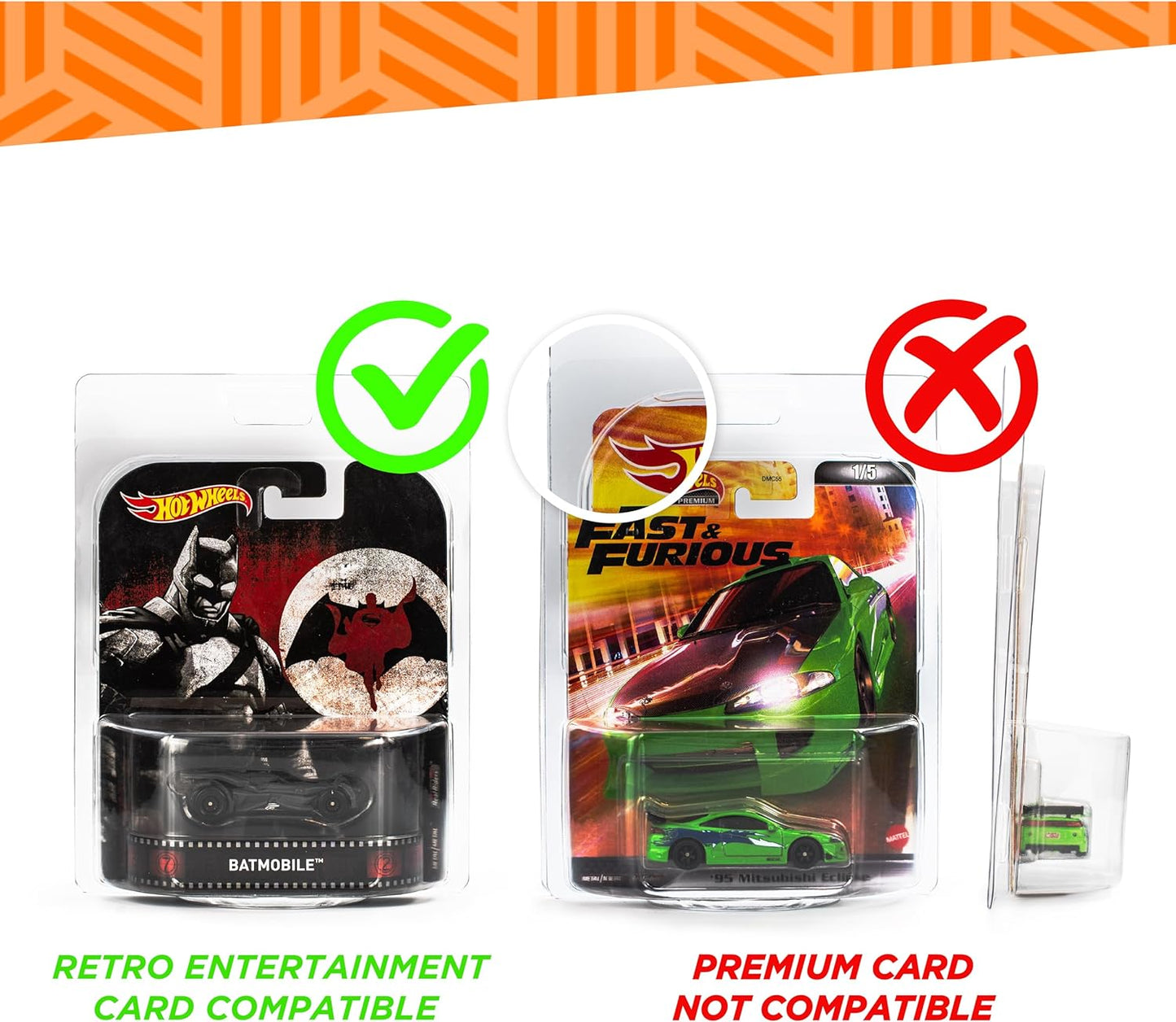 Protector Case Compatible with Retro Card  - 166x133x51mm for Hot Wheels - The Ultimate Protection for Your Best Collectibles - Friki Monkey