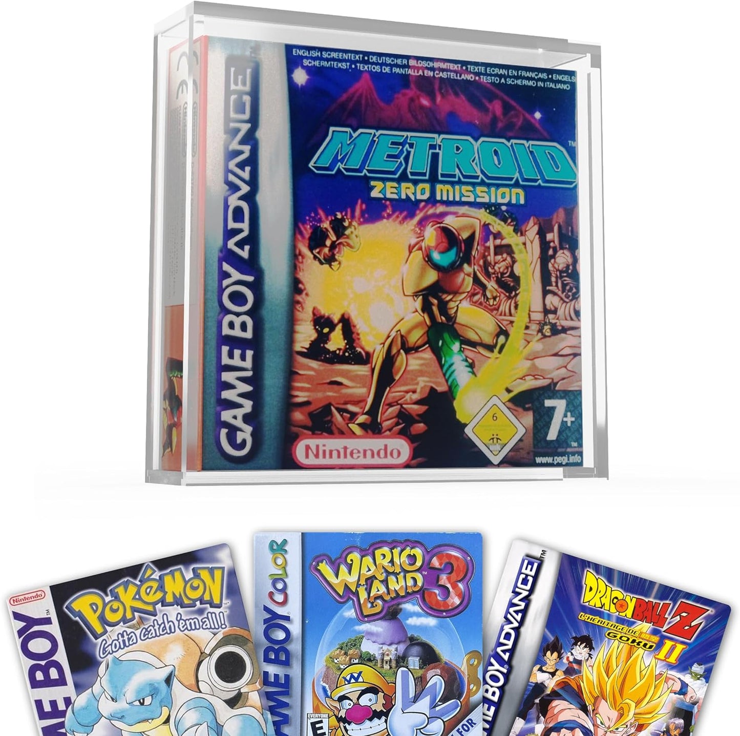 Caja Protectora de Metacrilato para DVDs y Juegos Retro – Protector Premium para Videojuegos (14 x 19.6 x 1.8 cm)