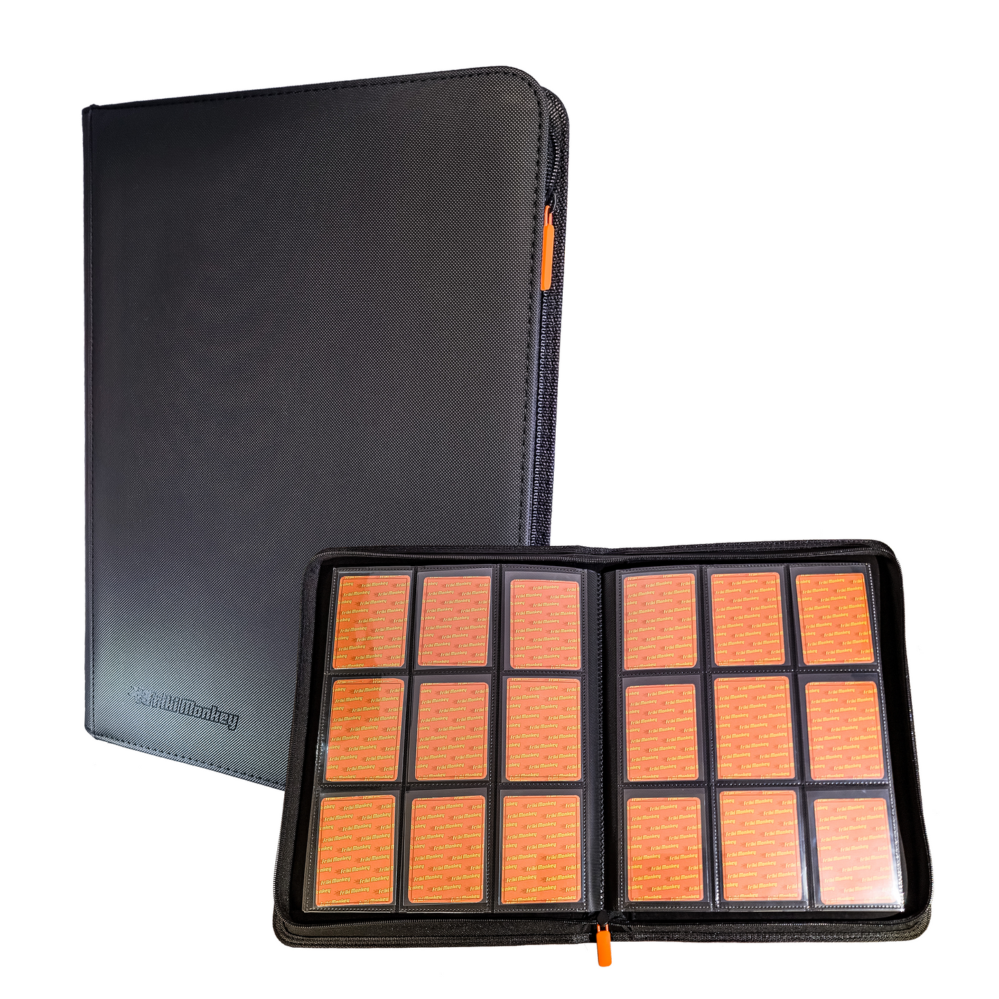 Album pour cartes TCG 3×3 – Capacité 360 cartes avec fermeture éclair | Friki Monkey