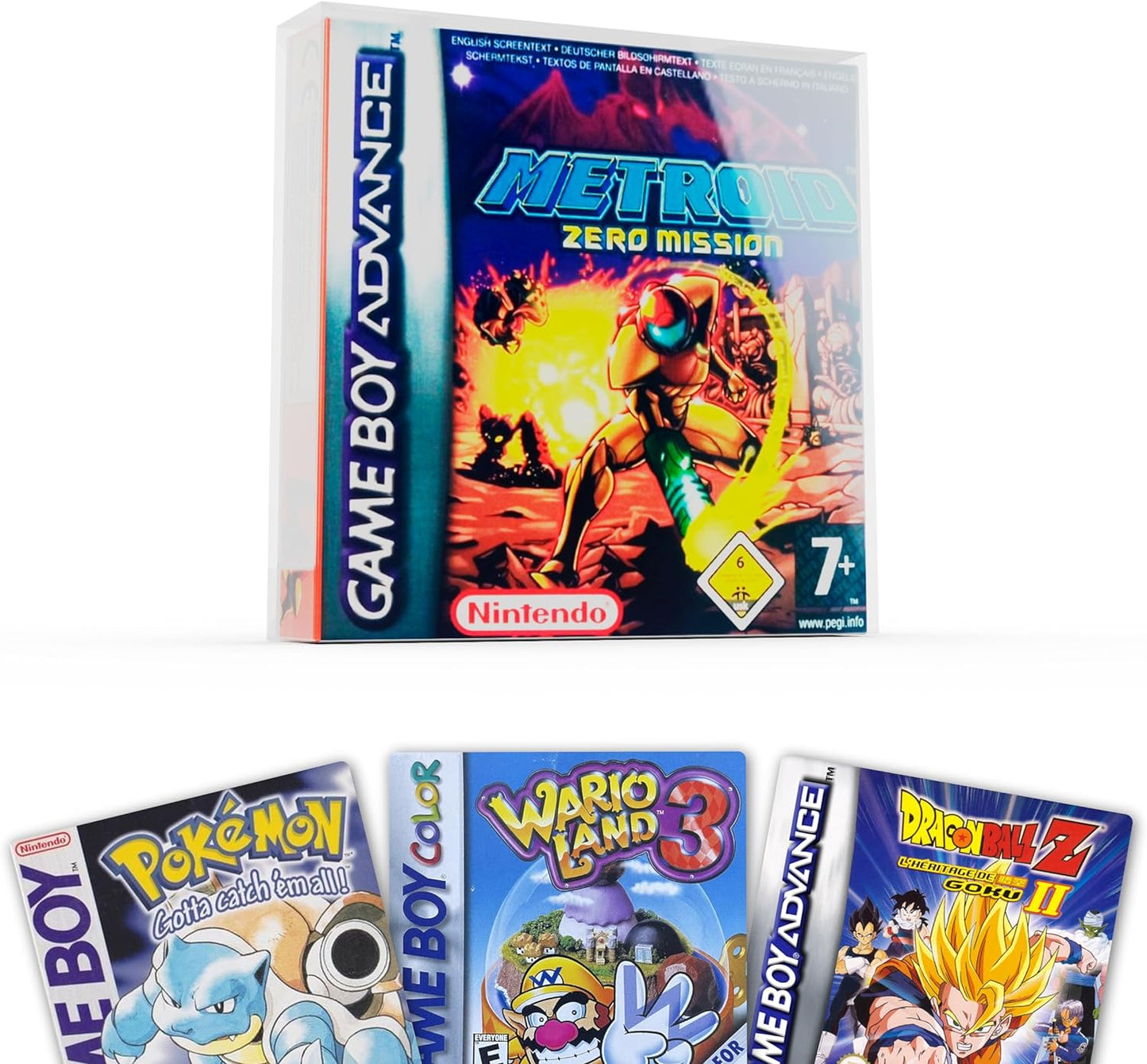 Clear Protective Box for DVDs and Retro Gaming Cases – PET Video Game Protector (14 x 19.6 x 1.8 cm)