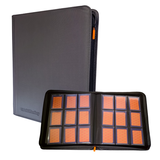 Toploader Album 3×3 – 360 Capacity with Zipper | Friki Monkey