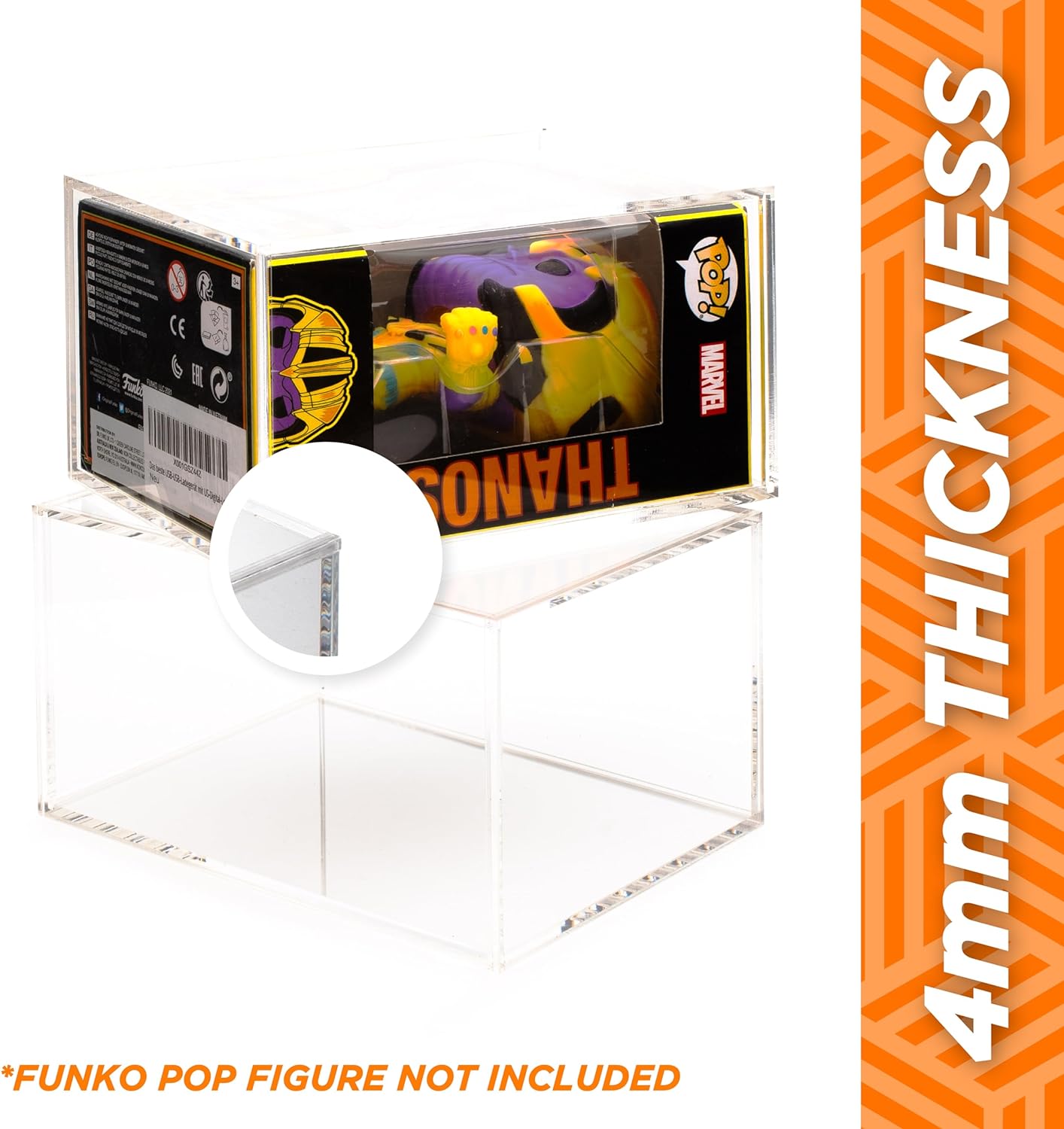 Acrilic Box Protector - 118x162x92mm for Funko - The Ultimate Protection for Your Best Collectibles - Friki Monkey