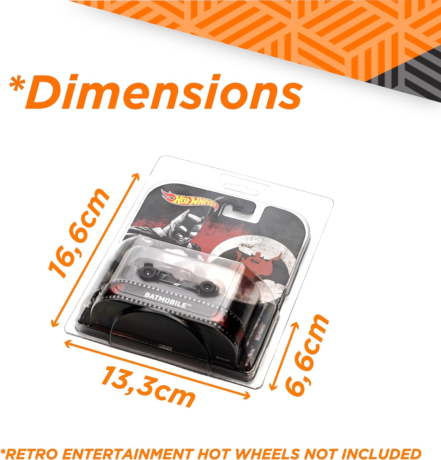 Protector Case Compatible with Retro Card - 166x133x51mm for Hot Wheels - The Ultimate Protection for Your Best Collectibles - Friki Monkey