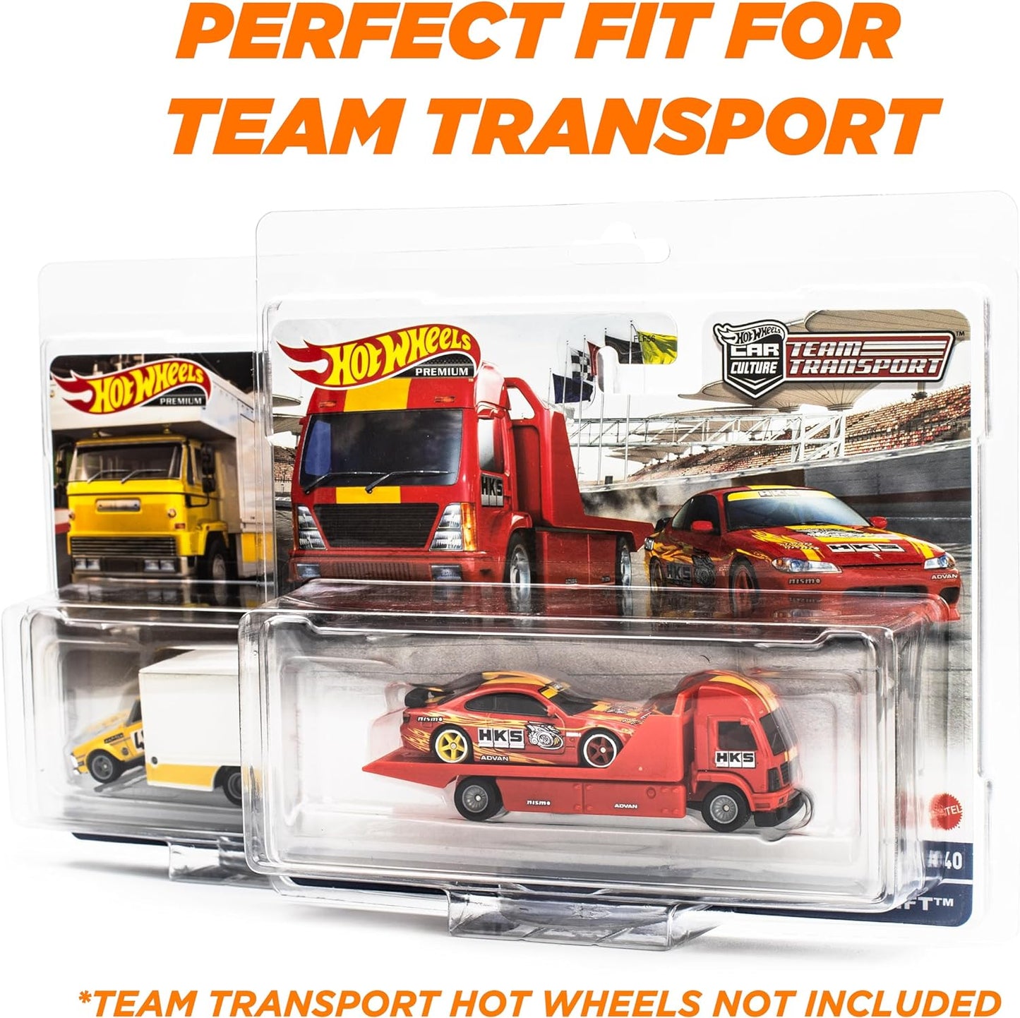 Protector Case Compatible with Team Transport  - 203x165x53mm for Hot Wheels - The Ultimate Protection for Your Best Collectibles - Friki Monkey