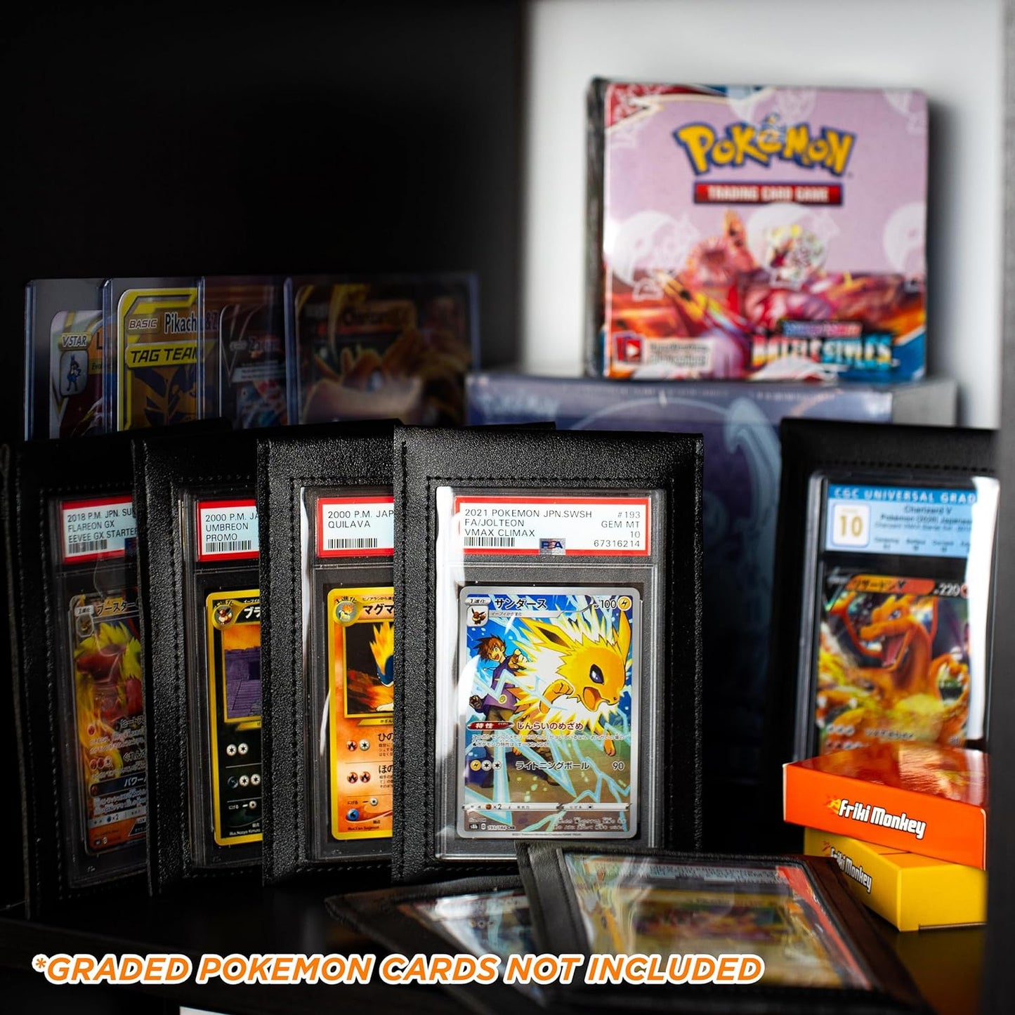 Sleeve Pouch for Graded Cards - 100x153mm for Graded Cards - The Ultimate Protection for Your Best Collectibles - Friki Monkey