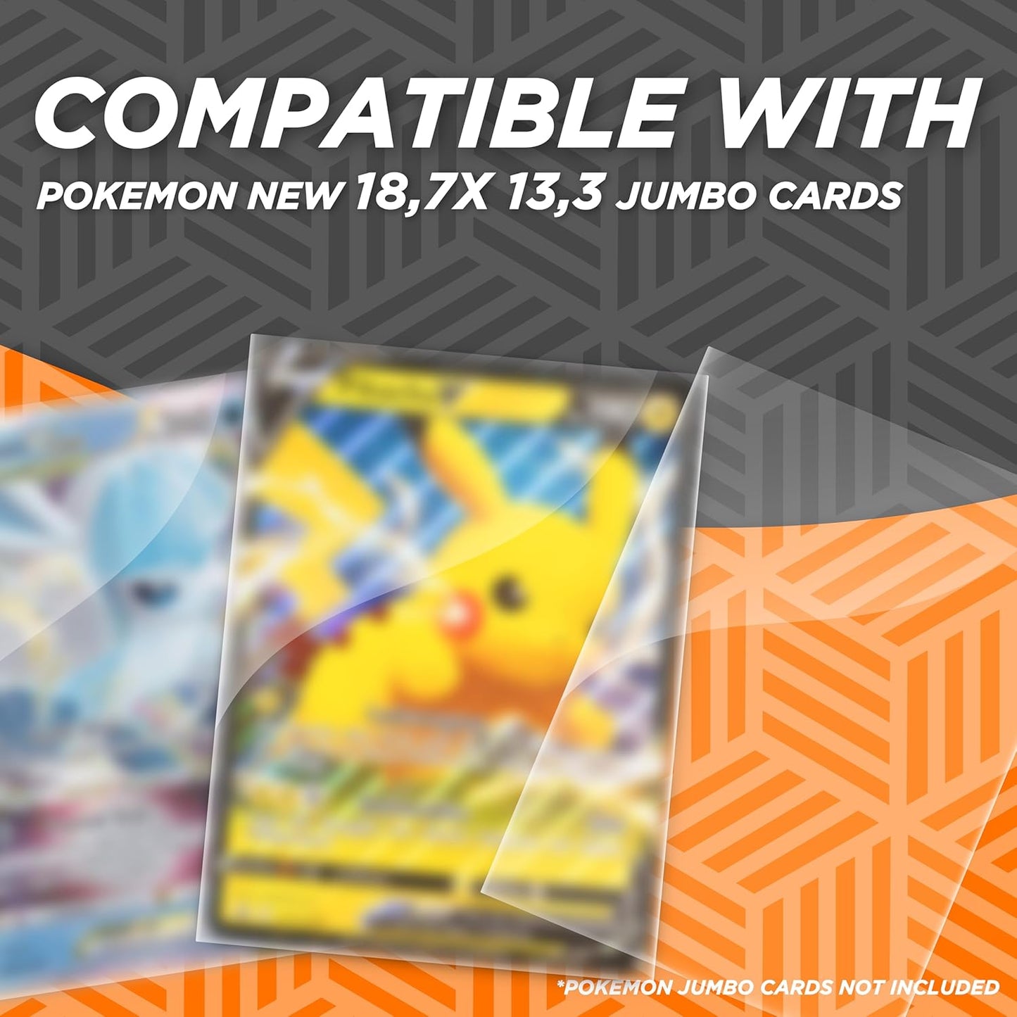 Pokémon Jumbo Card Sleeves 2 – XXL Size (137x190mm) – Alternative Fit for Oversized Promo Cards