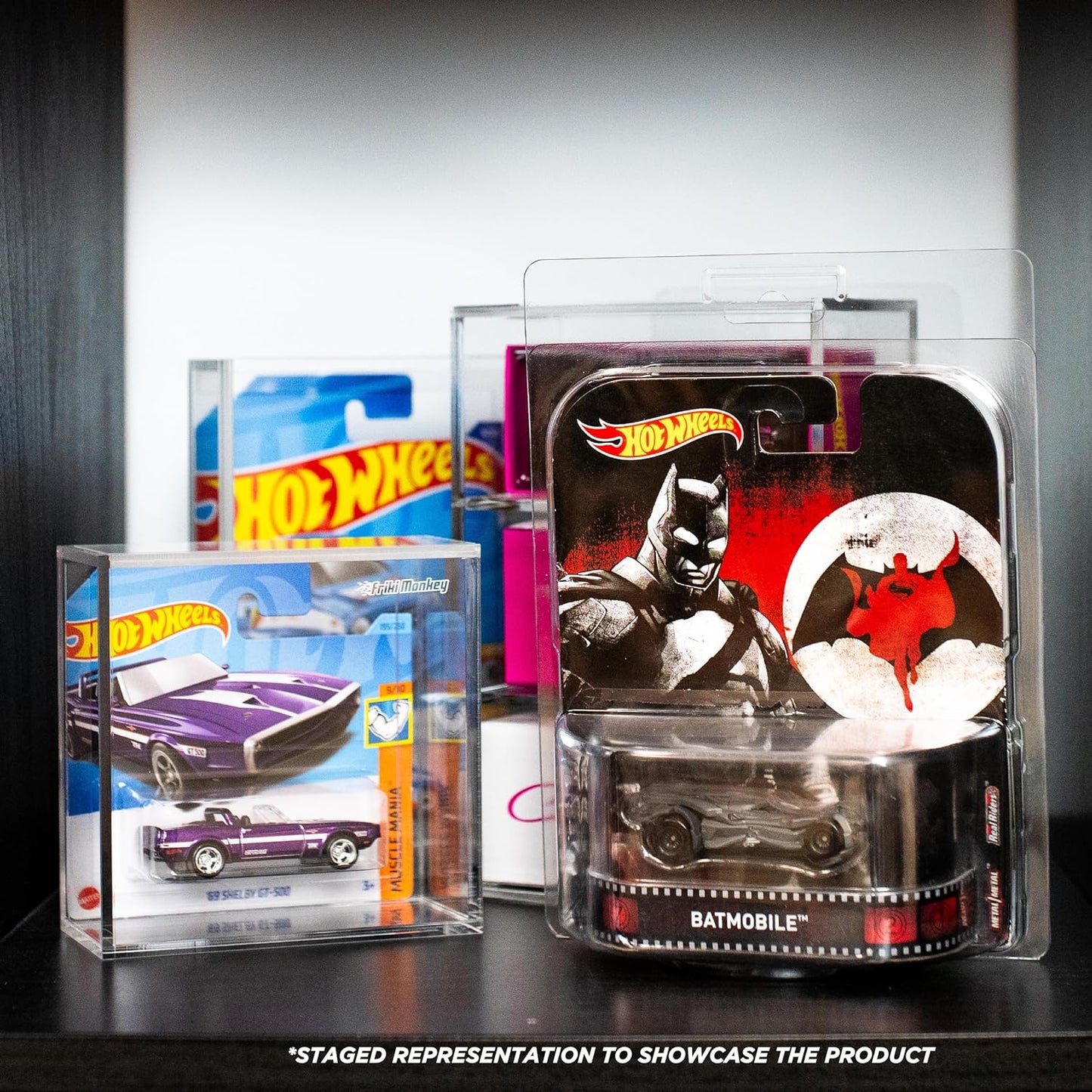 Protector Case Compatible with Retro Card - 166x133x51mm for Hot Wheels - The Ultimate Protection for Your Best Collectibles - Friki Monkey