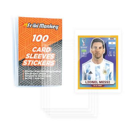 Sleeves for sticker - 56x81mm for Football Cards - The Ultimate Protection for Your Best Collectibles - Friki Monkey