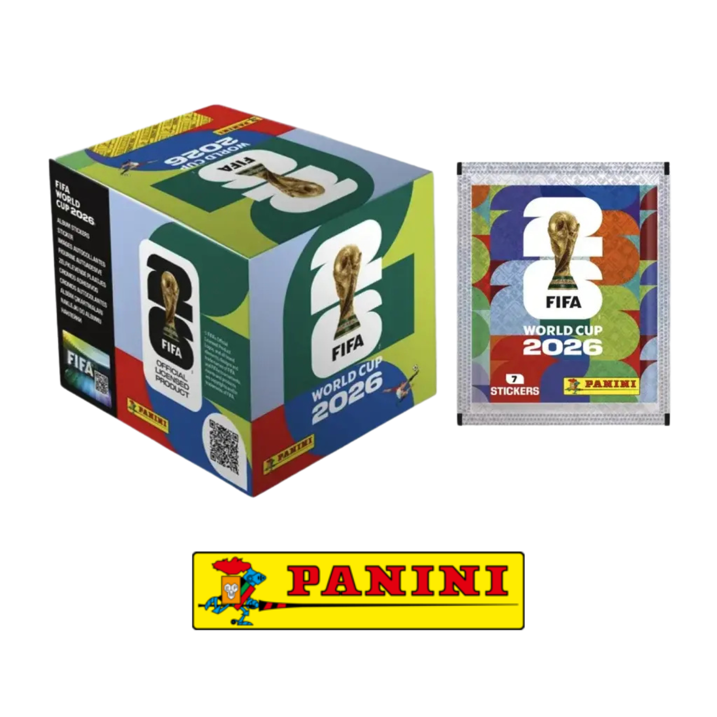 PRE-ORDER: Panini FIFA World Cup 2026 Sticker Box (50 Packs) | Sealed