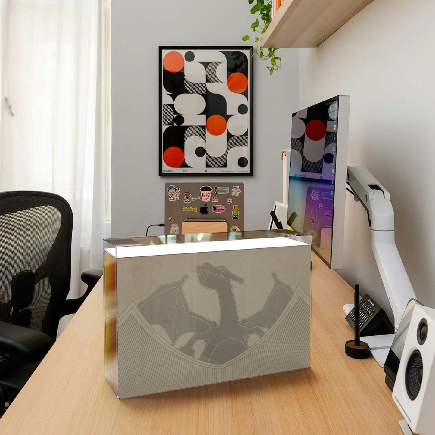 Caja Protectora de PET para Pokémon Charizard Ultra Premium – Protección Elite (32x9.1x21.9 cm)
