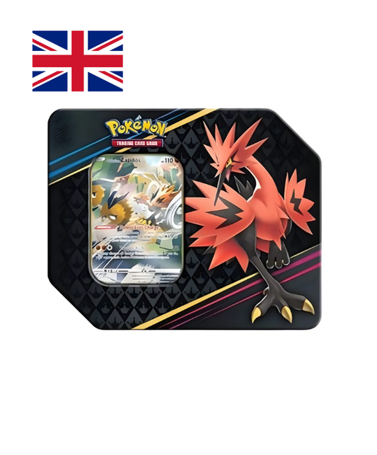 Pokémon Tin | English | Zapdos Galar Crown Zenith