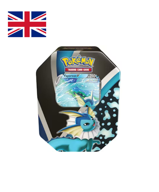Pokémon Tin Box TCG | English | Eevee Evolution Tins: Vaporeon V
