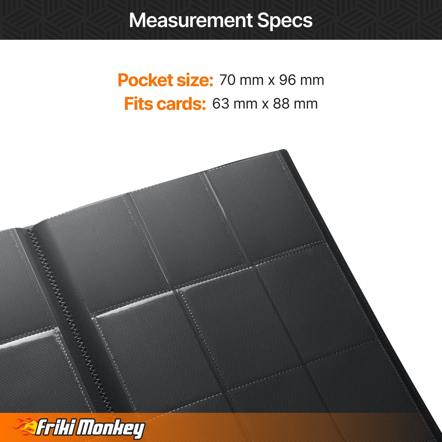 TCG Card Album – 360 Cards – 9-Pocket Pages (3×3 Layout) – Side-Loading Binder with Elastic Strap