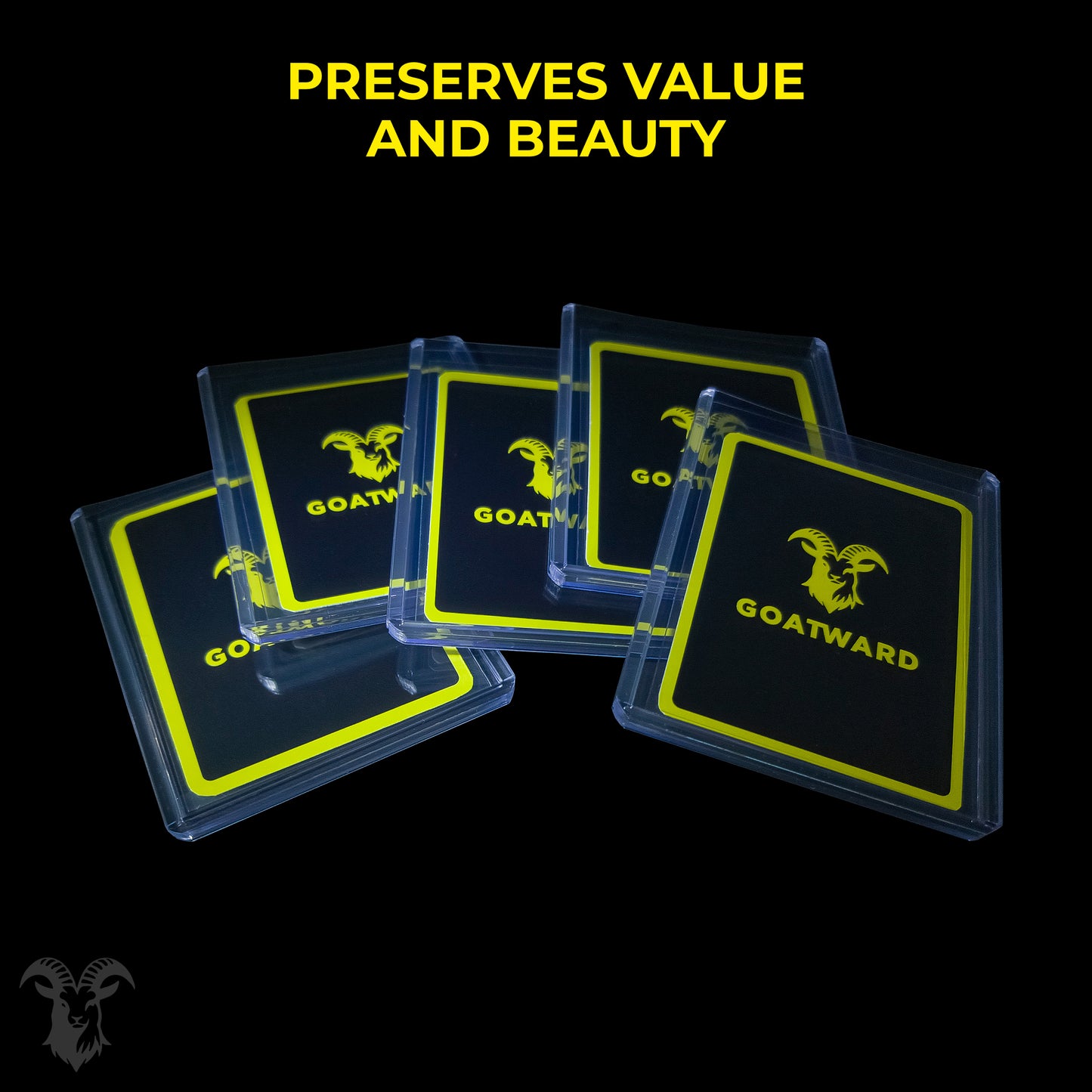 Toploaders 130PT Pack de 21 con Deck Box Negra | GOATWARD