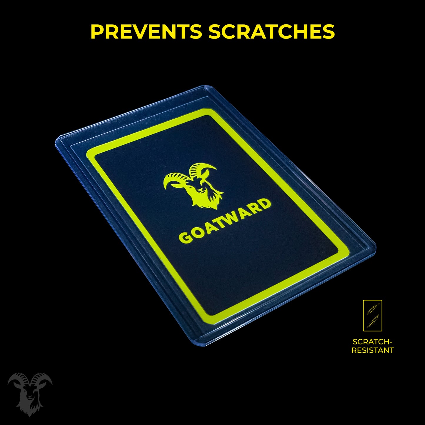 Toploaders 35PT Pack de 50 con Deck Box Negra | GOATWARD