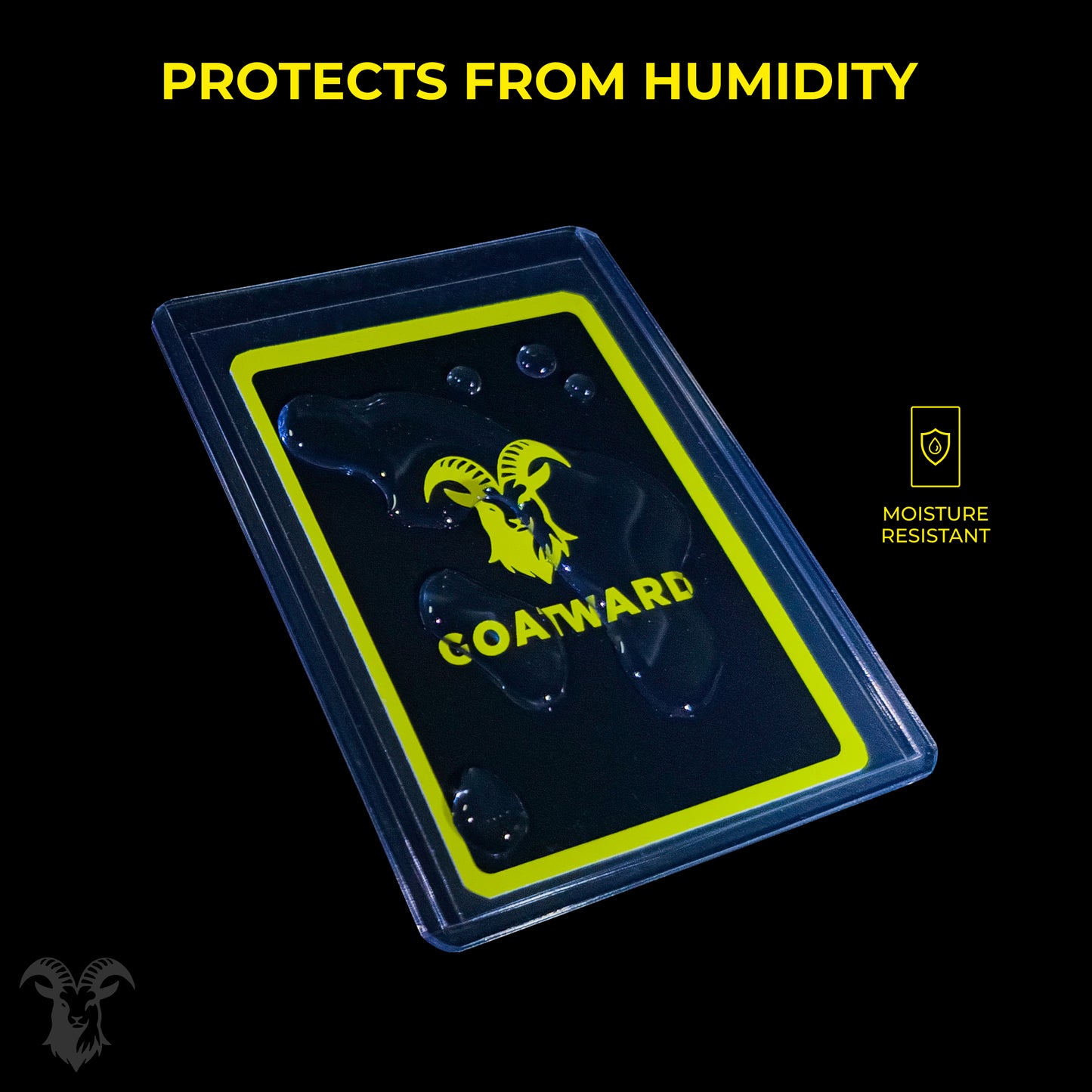 Toploaders 35PT Pack de 50 con Deck Box Negra | GOATWARD