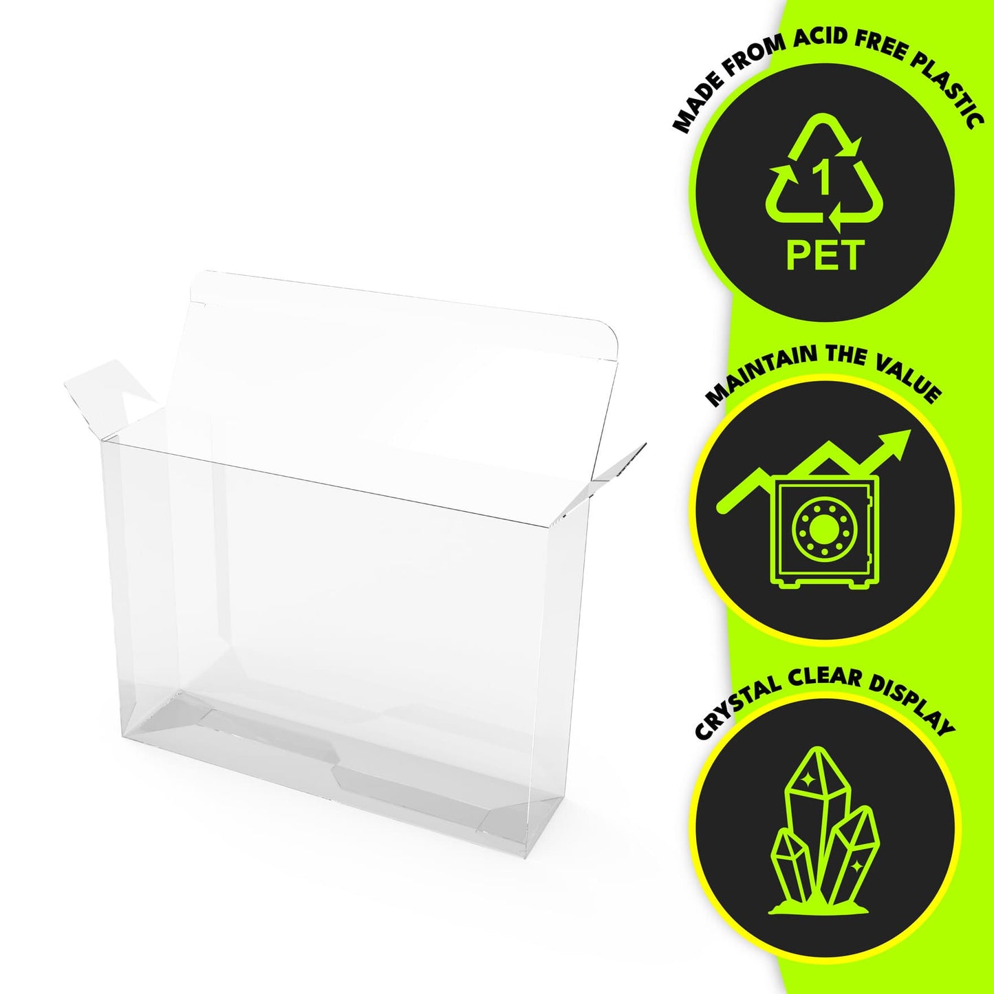Boîte Protectrice en PET pour Sets LEGO – Coffret Premium (19.4 x 4.7 x 14.4 cm)