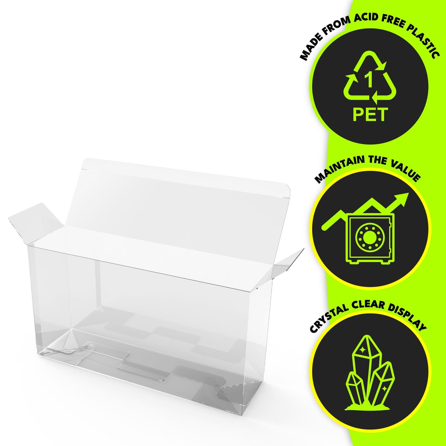 Boîte Protectrice en PET pour Sets LEGO – Coffret Premium (26.4 x 7.3 x 14.4 cm)
