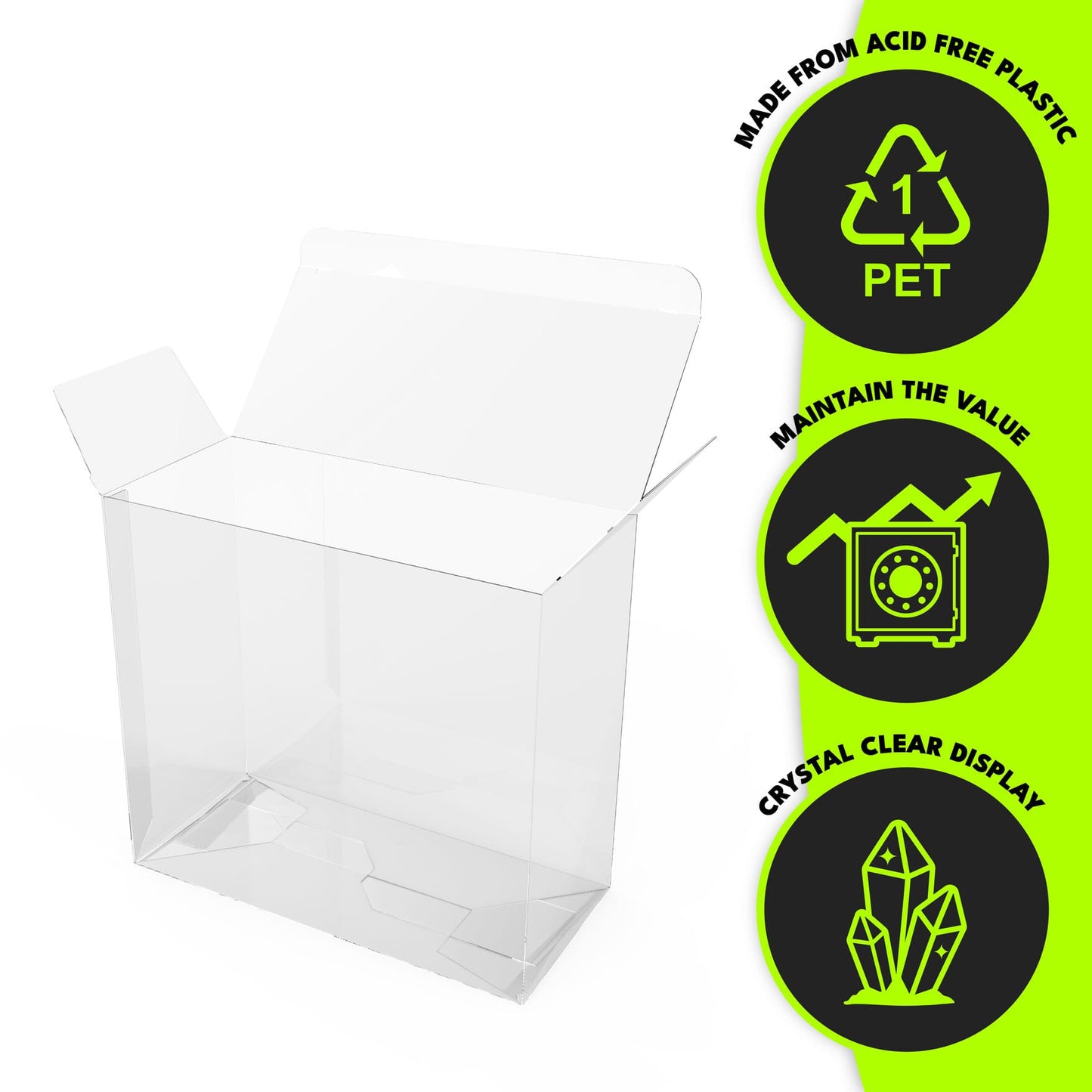 Caja Protectora de PET para LEGO BrickHeadz – Protector Premium (15.8 x 7.2 x 14.4 cm)