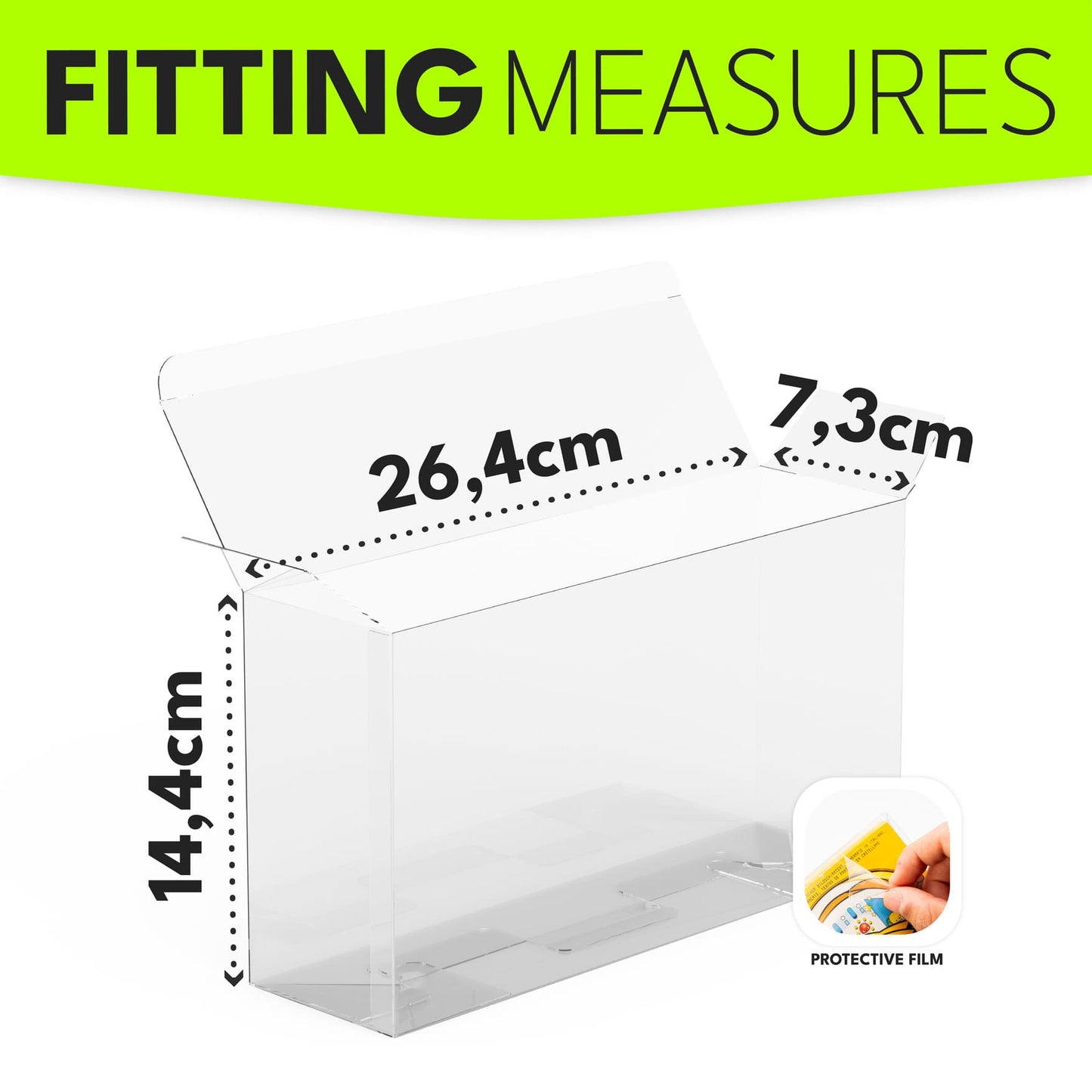 Boîte Protectrice en PET pour Sets LEGO – Coffret Premium (26.4 x 7.3 x 14.4 cm)