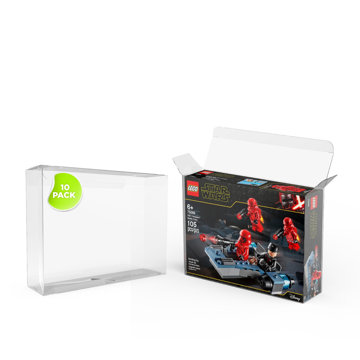 Boîte Protectrice en PET pour Sets LEGO – Coffret Premium (19.4 x 4.7 x 14.4 cm)