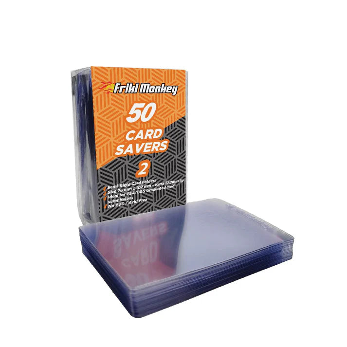 Card Saver 1 - 84x109mm for Pokémon, Magic The Gathering and Yugi-Oh cards - The Ultimate Protection for Your Best Collectibles - Friki Monkey