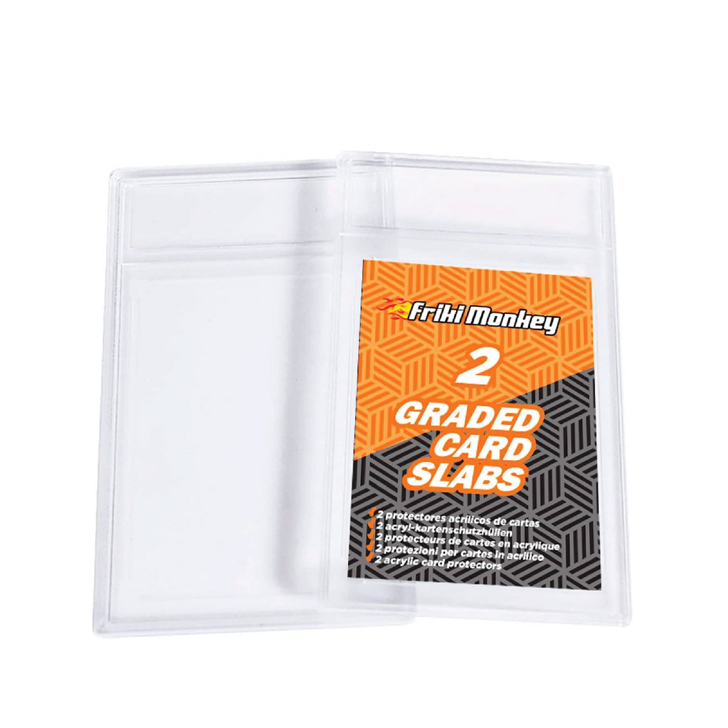 Graded Card Slab - 64x90mm for Pokmon, Magic The Gathering and Yugi-O Friki Monkey Graded Card Slab - 64x90mm for Pokmon, Magic The Gathering and Yugi-O Friki Monkey