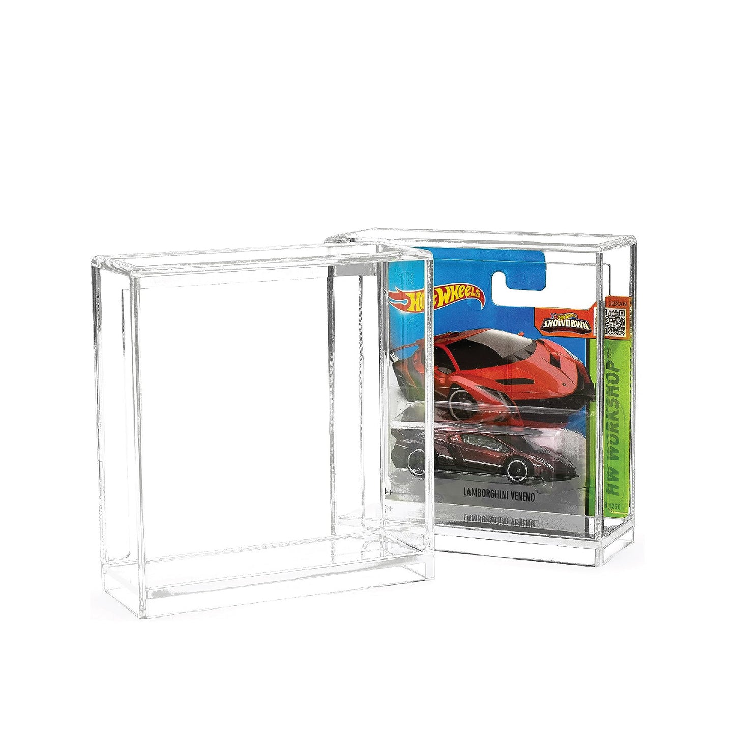 Acrilic Box Protector  Compatible with Short Card - 111x111x39mm for Hot Wheels - The Ultimate Protection for Your Best Collectibles - Friki Monkey