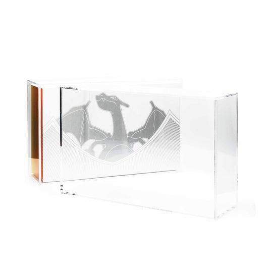 Ultra Premium Charizard Acrylic Box Protector - 320x209x90mm for Pokemon - The Ultimate Protection for Your Best Collectibles - Friki Monkey