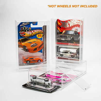 Acrilic Box Protector Compatible with Long Card- 111x167x39mm for Hot Wheels - The Ultimate Protection for Your Best Collectibles - Friki Monkey