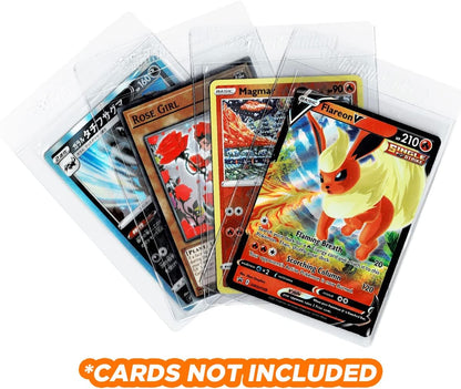 Card Saver 2 - 76x99mm for Pokémon, Magic The Gathering and Yugi-Oh cards - The Ultimate Protection for Your Best Collectibles - Friki Monkey