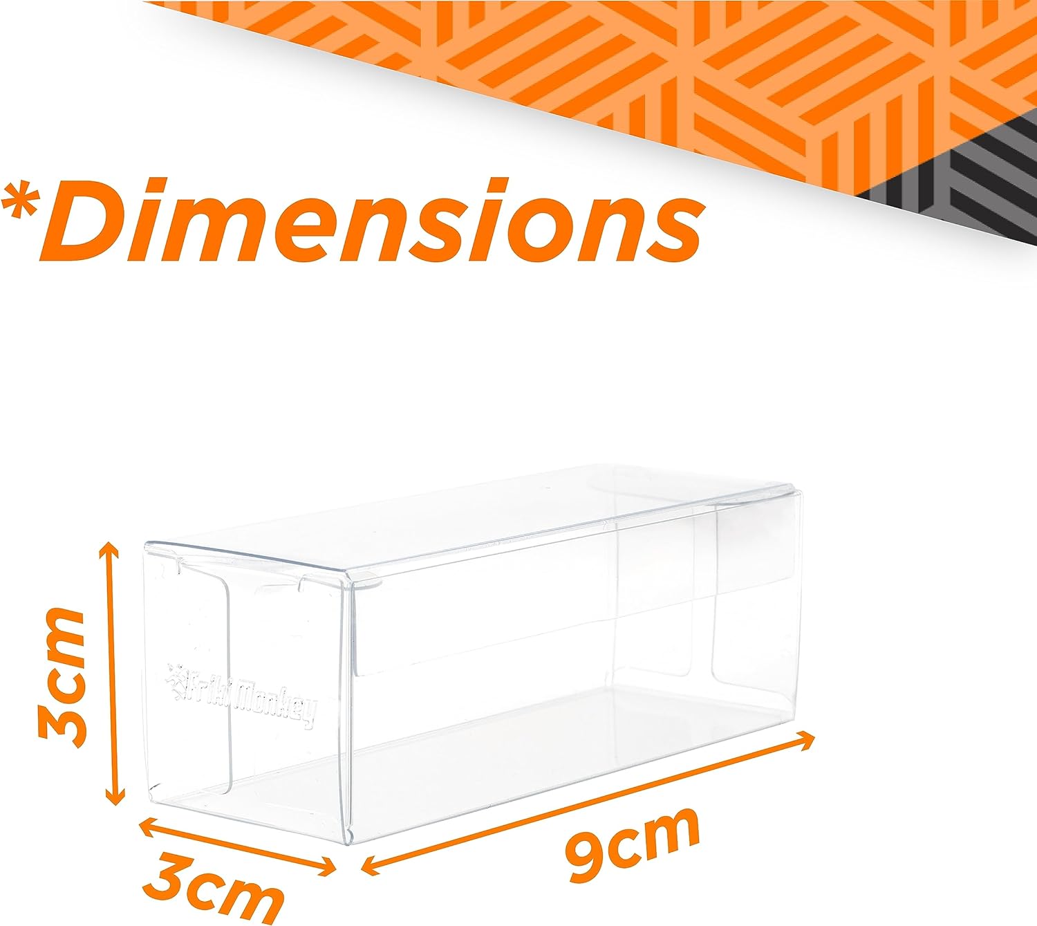 Clear Protector Box Compatible with Hot Wheels - 30x90x30mm for Hot Wheels - The Ultimate Protection for Your Best Collectibles - Friki Monkey