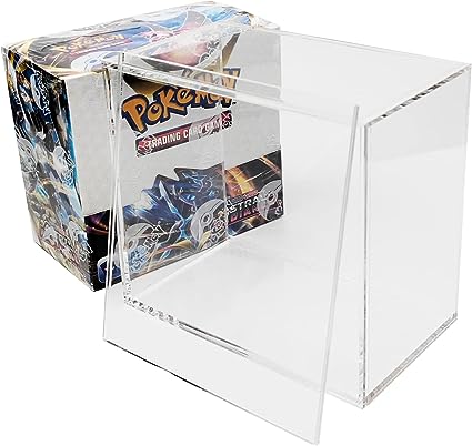 Display Acrilic Box Protector -  167x190x91mm for Pokémon - The Ultimate Protection for Your Best Collectibles - Friki Monkey