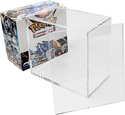 Display Acrilic Box Protector -  167x190x91mm for Pokémon - The Ultimate Protection for Your Best Collectibles - Friki Monkey