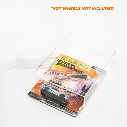 Acrilic Box Protector Case Compatible with Premium Card - 135x136x39mm for Hot Wheels - The Ultimate Protection for Your Best Collectibles - Friki Monkey