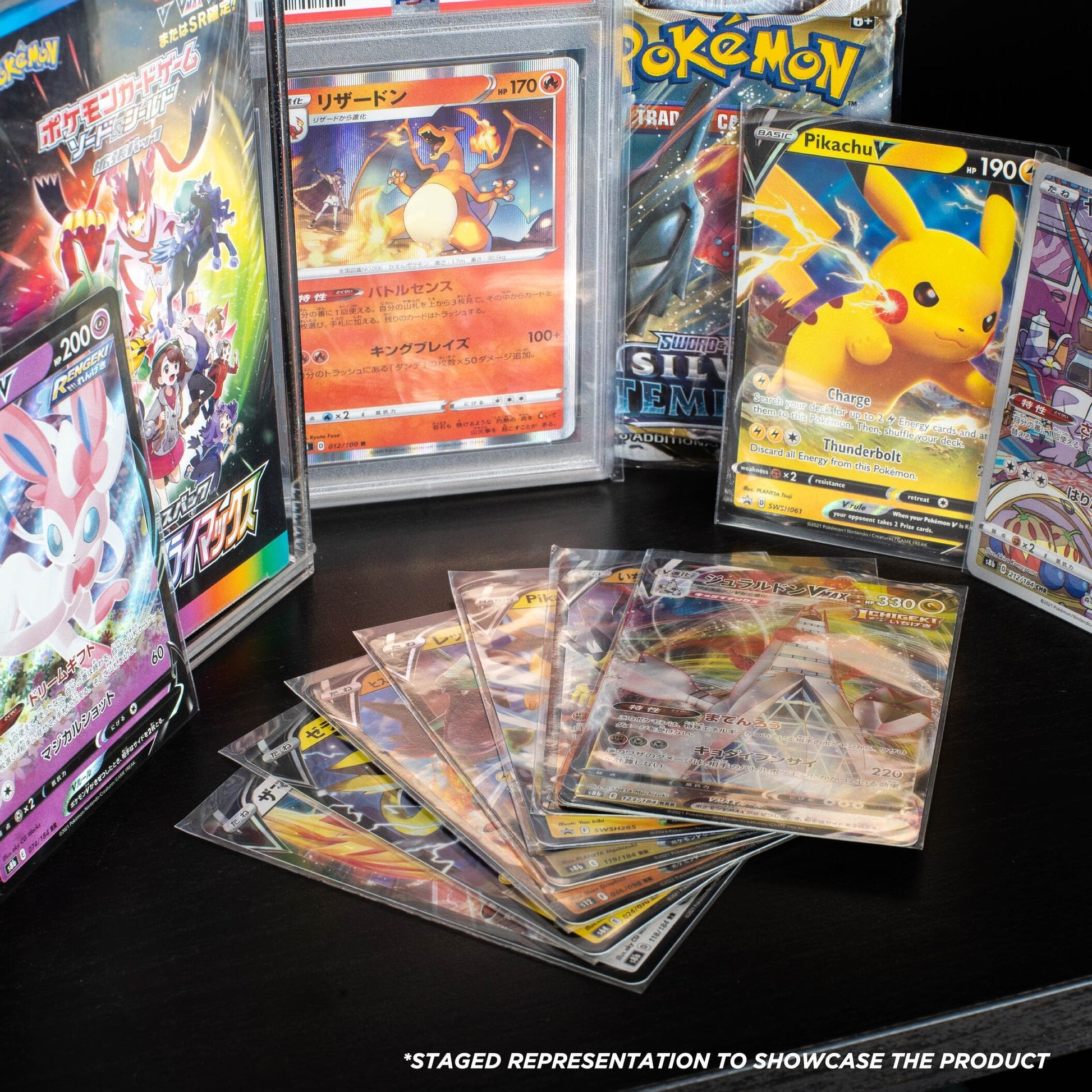 Universal Card Sleeves - 68x94mm for Pokémon , Magic The Gathering and Yugi-Oh cards - The Ultimate Protection for Your Best Collectibles - Friki Monkey