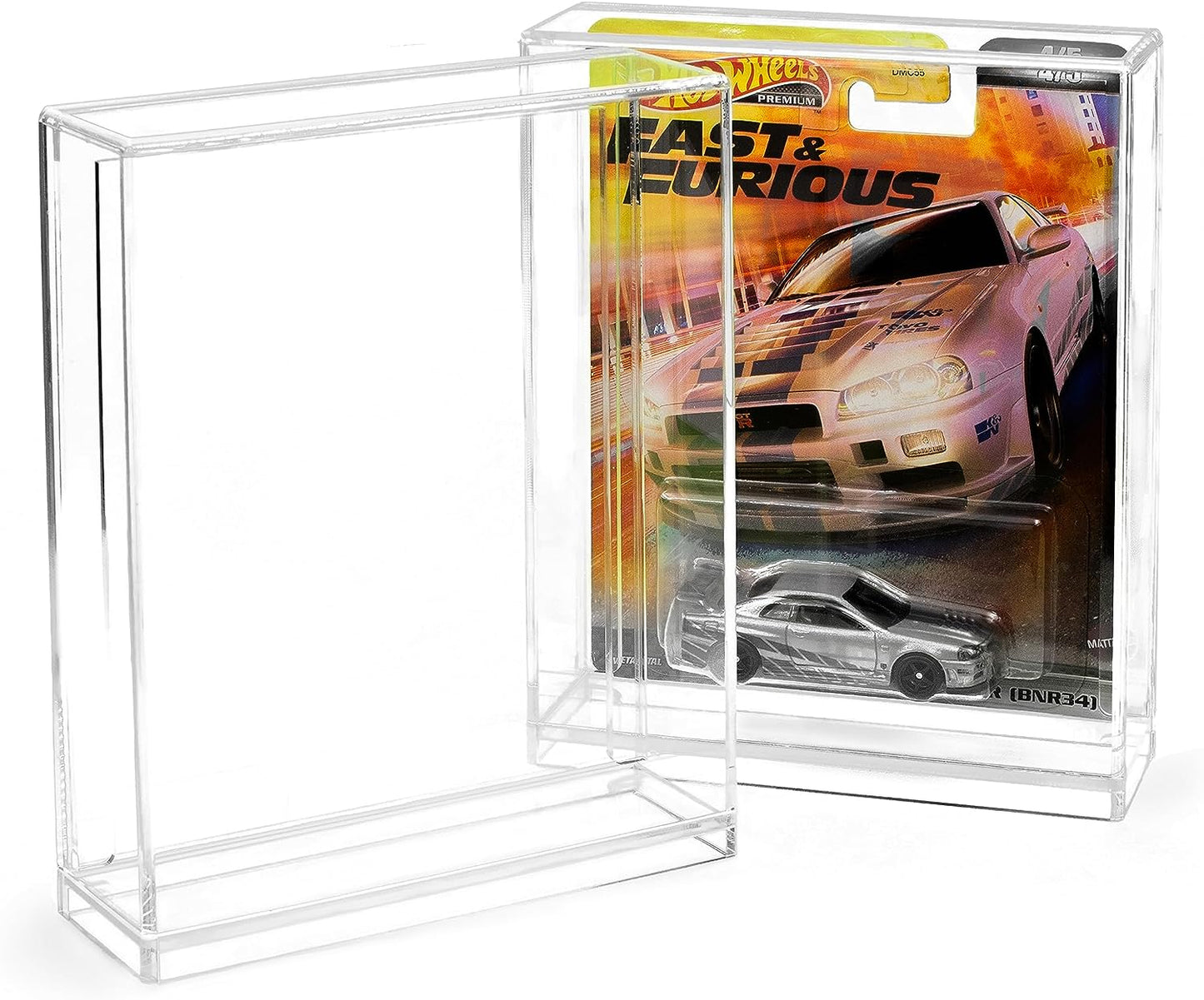 Acrilic Box Protector Compatible with Short Card - 111x111x39mm for Hot Wheels - The Ultimate Protection for Your Best Collectibles - Friki Monkey