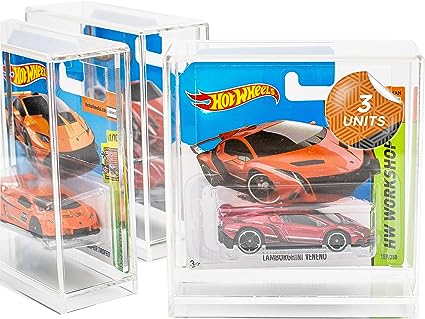 Acrilic Box Protector  Compatible with Short Card - 111x111x39mm for Hot Wheels - The Ultimate Protection for Your Best Collectibles - Friki Monkey