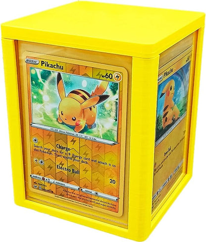 3D printed Storage box for universal cards  (1 Unit) - 76x 102mm for Pokémon, Magic The Gathering and Yugi-Oh cards - The Ultimate Protection for Your Best Collectibles - Friki Monkey