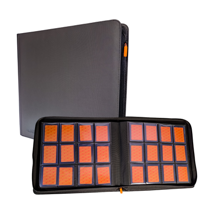 Toploader-Album 4×3 – Kapazität für 480 Toploader mit Reißverschluss | Friki Monkey