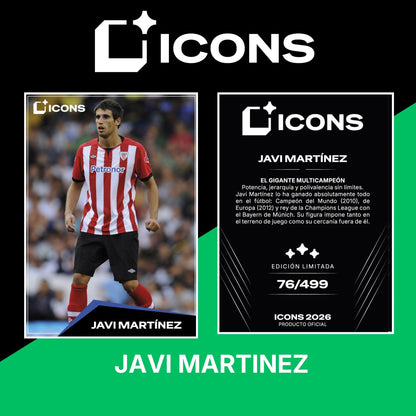 ICONS 2026 - Cartas Exclusivas de Colección: Juanfran y Javi Martínez