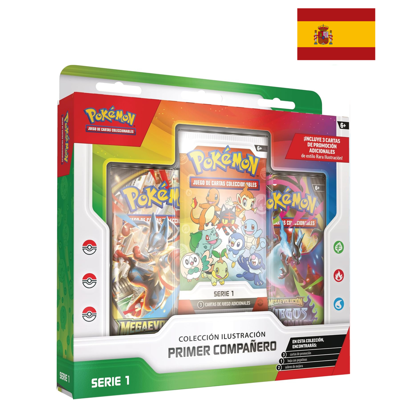 Pokémon First Partner Illustration Collection TCG | Spanish | Series 1