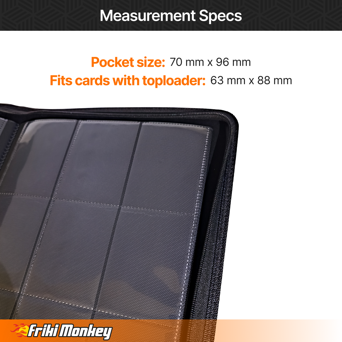 TCG-Kartenalbum 3×3 – 360 Karten mit Reißverschluss | Friki Monkey