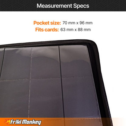 TCG-Kartenalbum 4×3 – 480 Karten mit Reißverschluss | Friki Monkey