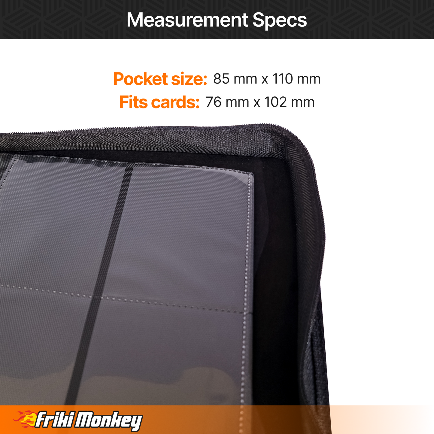 Toploader-Album 2×2 – 160 Toploader mit Reißverschluss | Friki Monkey