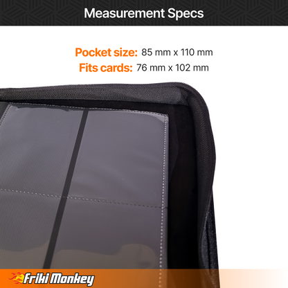 Toploader-Album 2×2 – 160 Toploader mit Reißverschluss | Friki Monkey