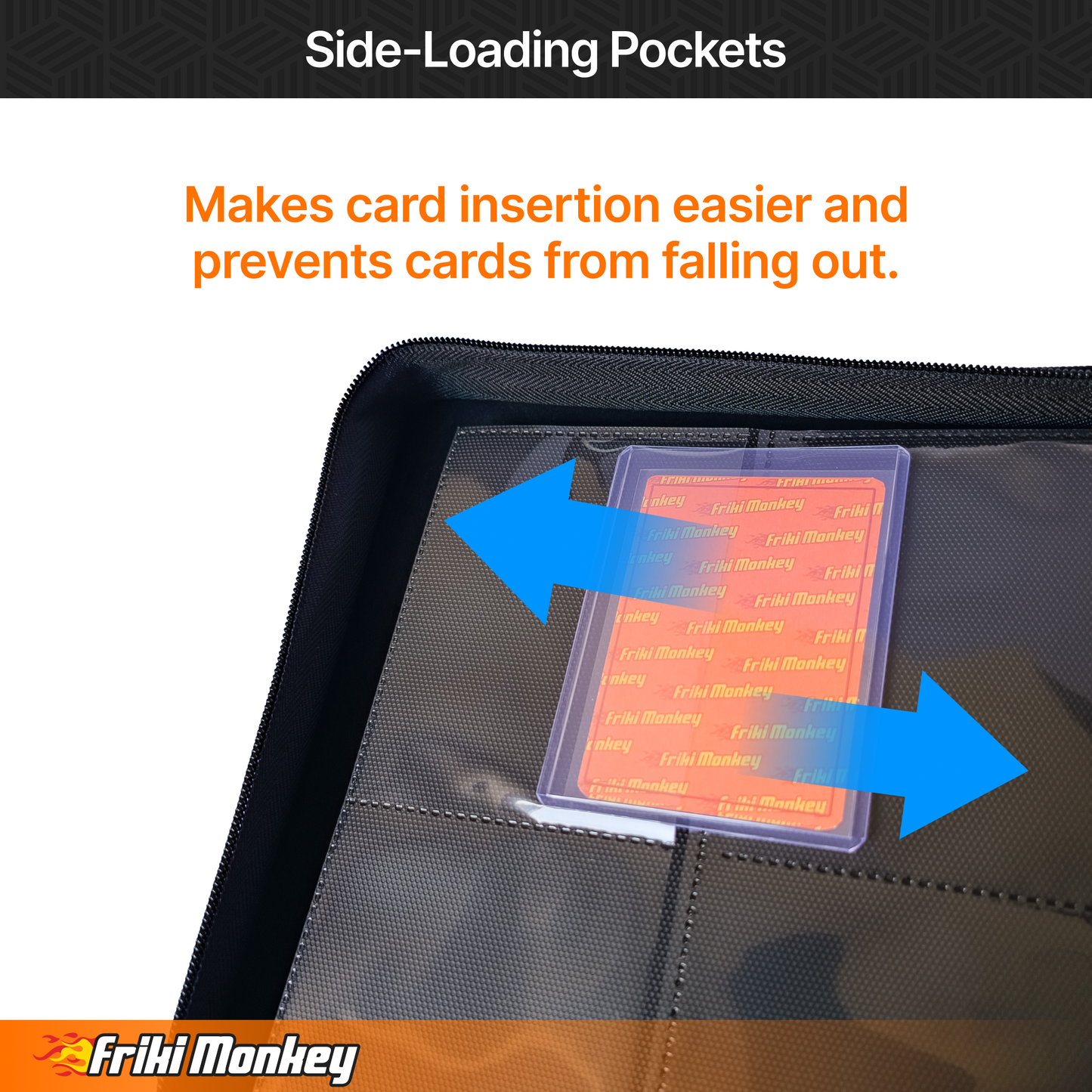 Toploader-Album 2×2 – 160 Toploader mit Reißverschluss | Friki Monkey