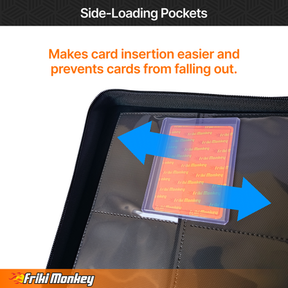 Toploader-Album 2×2 – 160 Toploader mit Reißverschluss | Friki Monkey