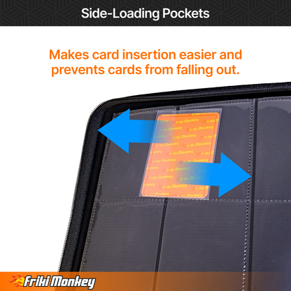 TCG-Kartenalbum 3×3 – 360 Karten mit Reißverschluss | Friki Monkey