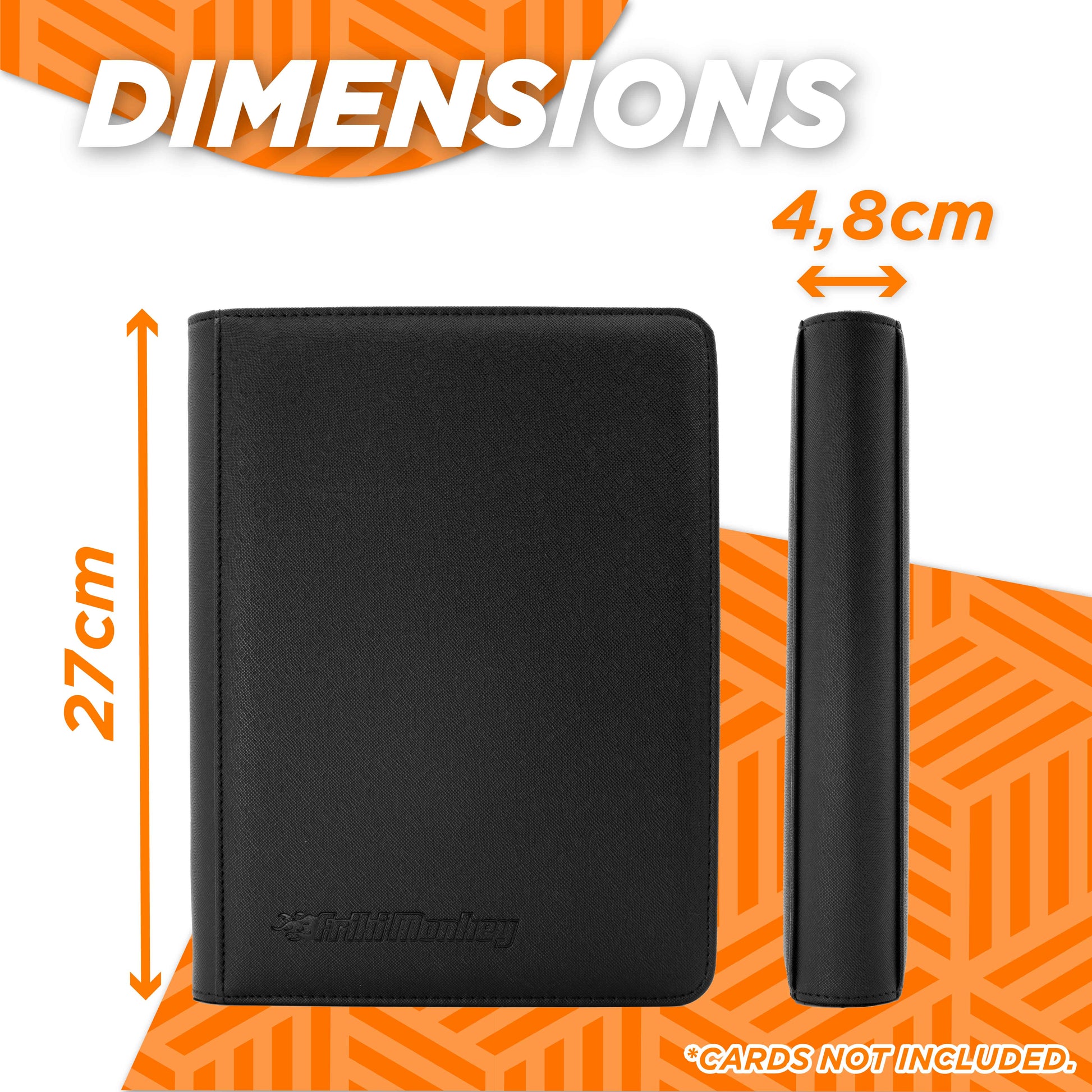 Pokmon Card Binder for Toploaders & Sleeves | 128 Pockets for TCG Storage Friki Monkey Pokmon Card Binder for Toploaders & Sleeves | 128 Pockets for TCG Storage Friki Monkey